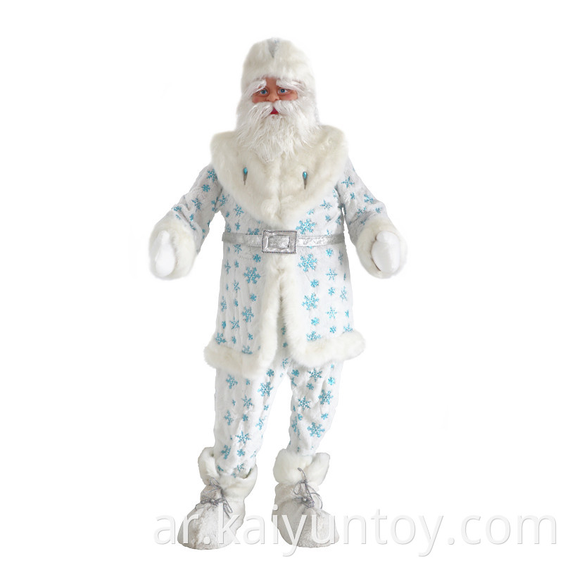 Standing White Santa